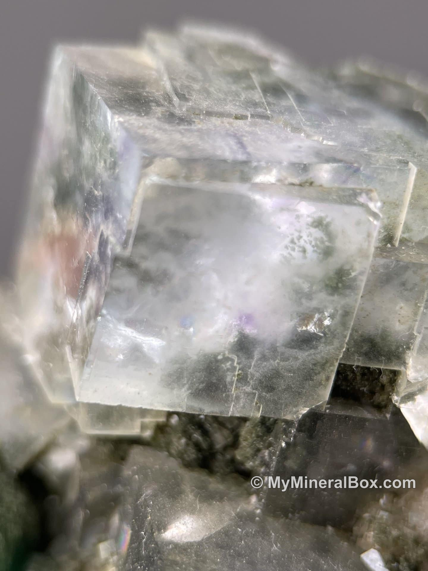 Green cubic fluorite from Yaogangxian Mine, Hunan — MyMineralBox specimen