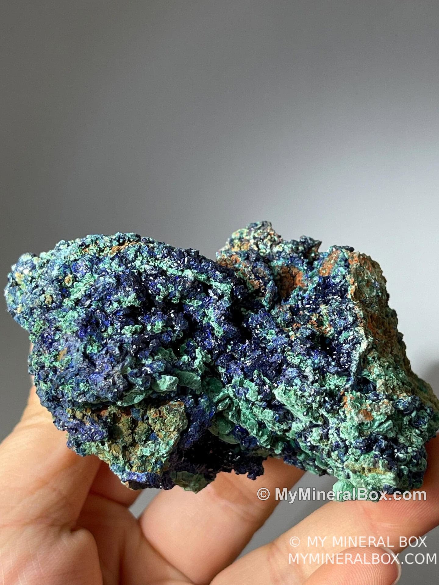 Customer photo of Azurite and Malachite Specimen, China from Verified buyer's review